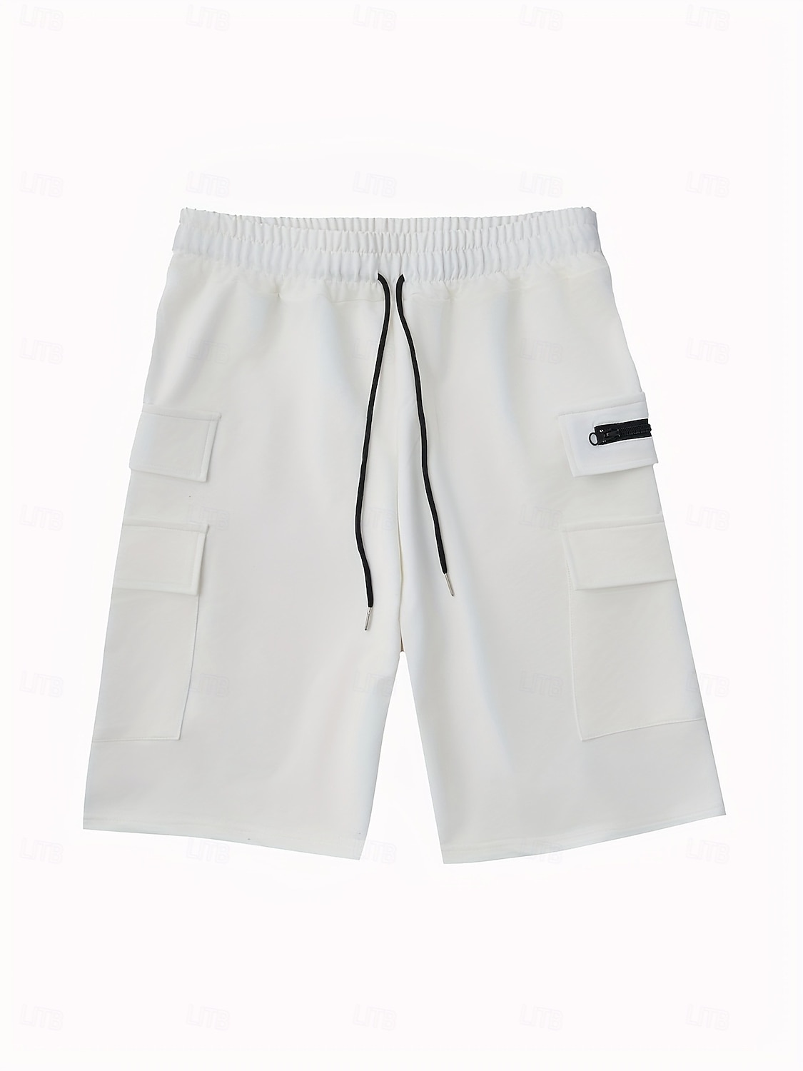Men's Tactical Cargo Cargo Shorts Shorts Casual Shorts Pocket Elastic Waist Plain Comfort Above Knee Casual Outdoor Streetwear Fashion Streetwear Wine Navy Blue Stretchy 2026 - $22.99 –P9