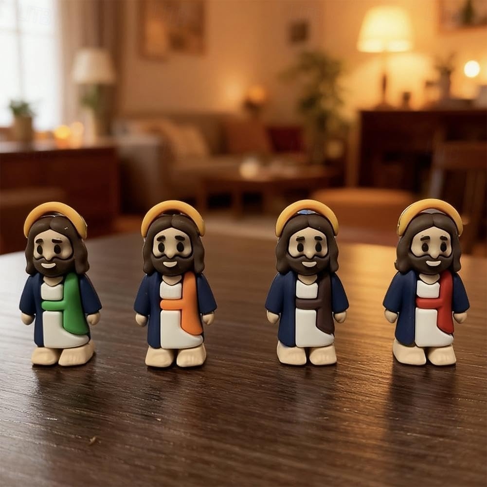 50 kpl pieniä Jeesus-hahmoja, mini-Jeesus-hahmoja irtotavarana pääsiäismunien täyttämiseen, vauva-Jeesus-hahmo, miniatyyrihahmot, pääsiäisjeesus piilosta leikkimiseen, uskonnolliset juhlalahjat 2026 - $20.99 –P3