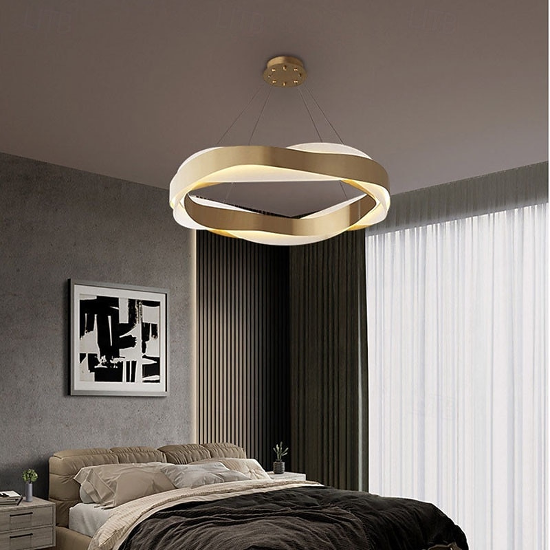 Nordic Modern Ring LED 3 Color 65/80cm Chandelier for Living Room Bedroom Dining Table Pendant Lamp Home Decor Lighting,Ceiling Pendant Light 2026 - $649.99 –P5