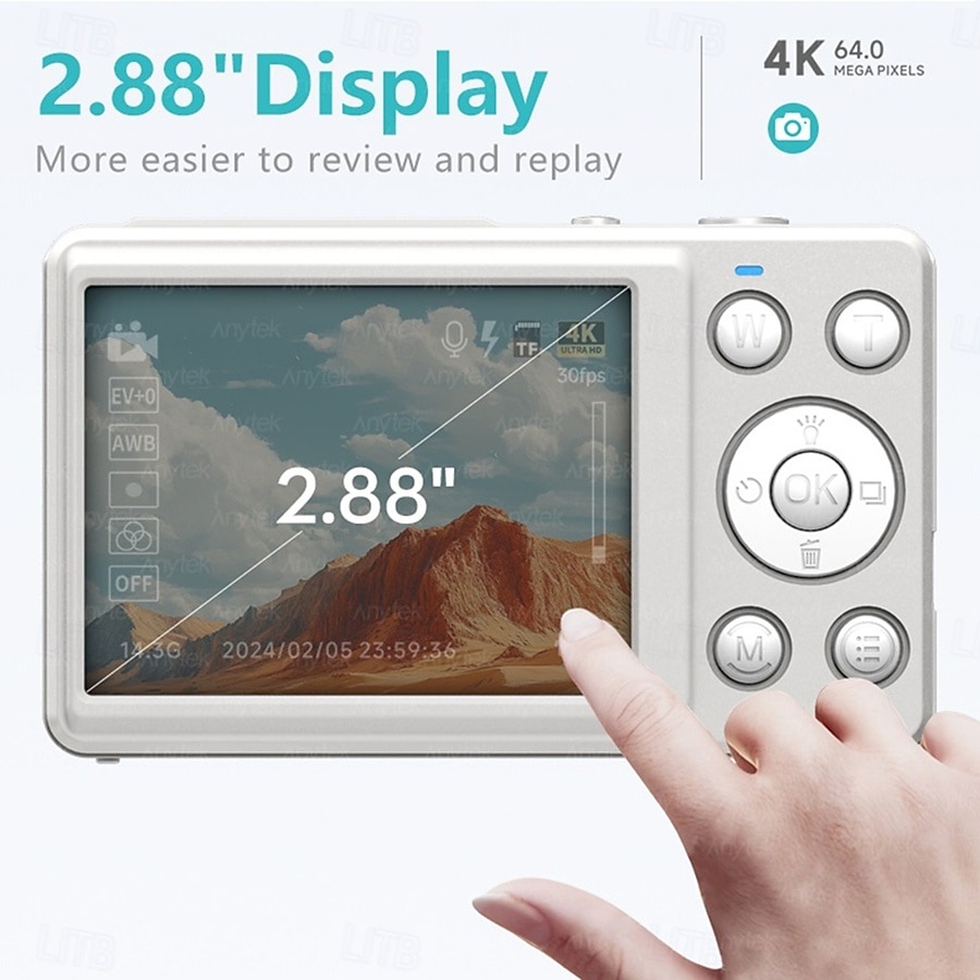 S7 4K HD Digital Camera Self-Timer Travel Camera Student Kids Card Camera 2026 - KZT 41795.09 –P22