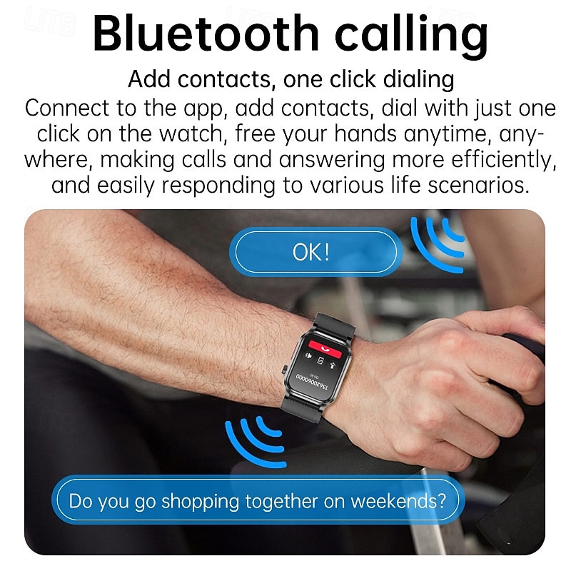 P300 pro Smart Watch 1.1 inch Smartwatch Fitness Running Watch Pedometer Call Reminder Activity Tracker Compatible with Smartphone Men GPS Long Standby Hands-Free Calls IP 67 44mm Watch Case 2026 - $159.99 –P6