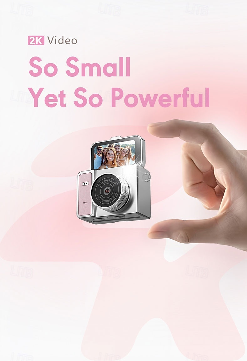 New S162 Retro Mini Digital CCD Camera with Flip Screen for Campus Students, Mini Camera with HD Recording 2026 - $44.99 –P7