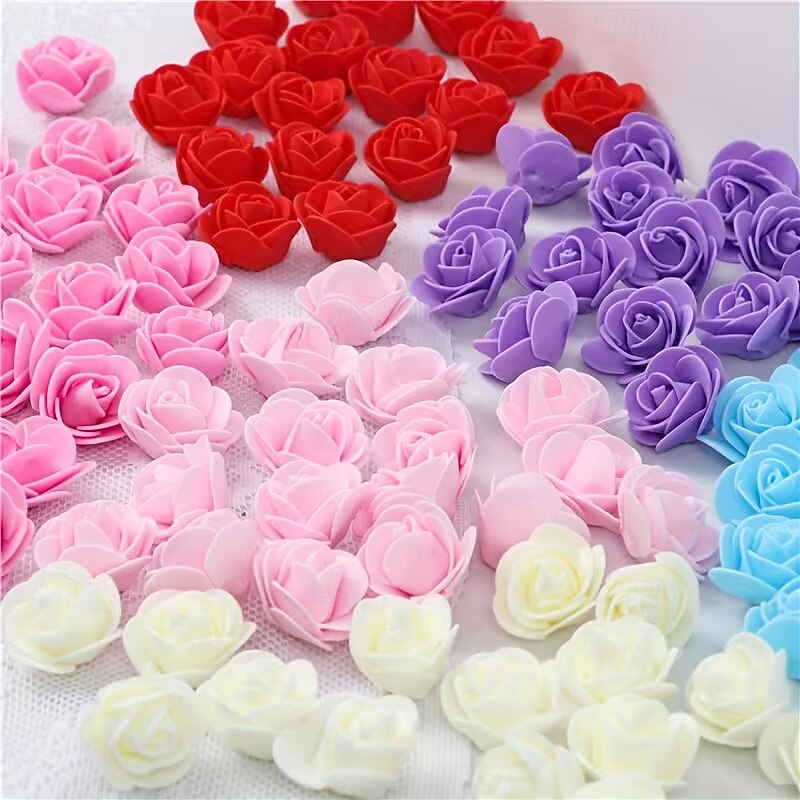 500 Artificial Rose Heads Valentine's Day Decorative Rose Bear Accessories Wedding Decorations 2026 - $19.99 –P3