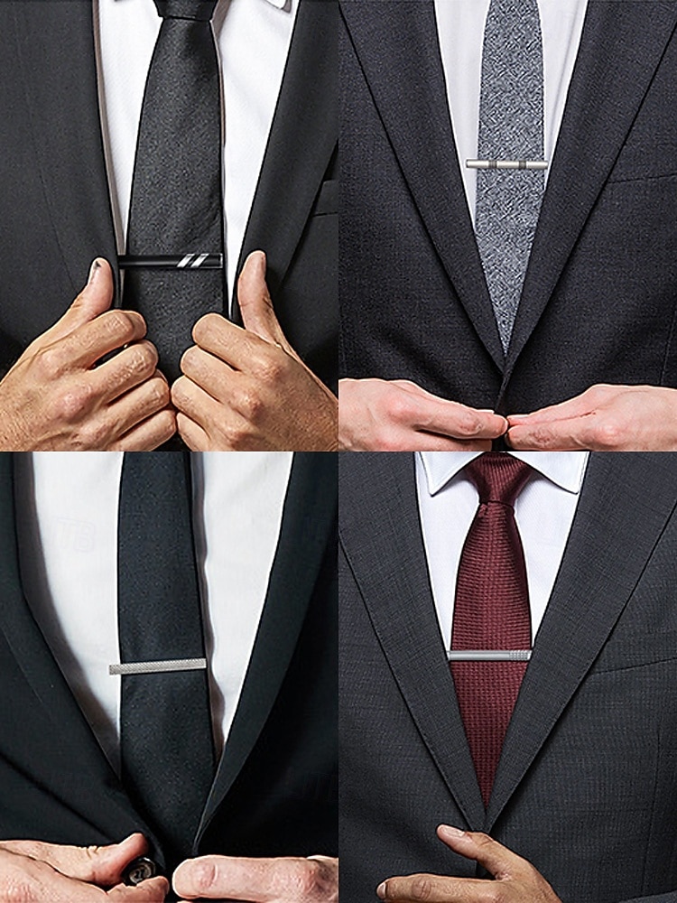 Męska spinka do krawata ze stopu – wiele stylów na wesela i okazje biznesowe – elegancki i trwały design 2026 - $11.99 –P3