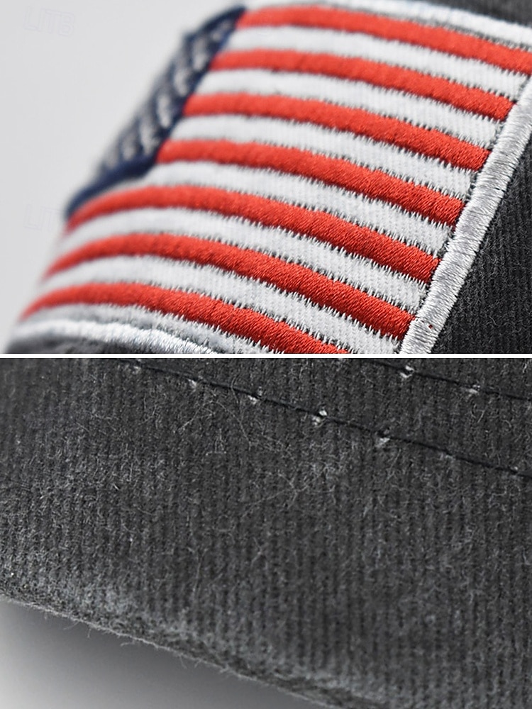 United States 250th Anniversary Menns Brodert USA Baseball Cap Justerbar Caps i bomull Flerfarget Patriotisk Flaggbdesign USA Uavhengighetsdag Festivaler og Hverdagscasual 2026 - $11.99 –P10