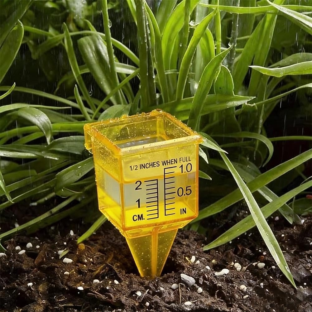 10 buc pluviometre, pluviometru pentru aspersoare de 1,8" cu gură largă, instrument de măsurare a apei în exterior, galben strălucitor, pentru gazon, curte, grădină, plante în ghiveci 2026 - $21.99 –P4