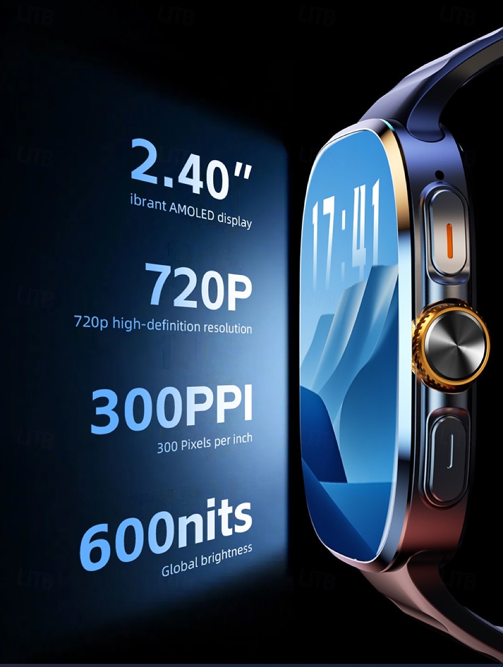 M99 Smartklokke 2.14 tommers Smartklokke 3G 4G 3G Skritteller Samtalepåminnelse Aktivitetsmonitor Kompatibel med Android iOS Herre GPS Lang ventetid Vanntett IP68 50mm urkasse 2026 - $158.99 –P4