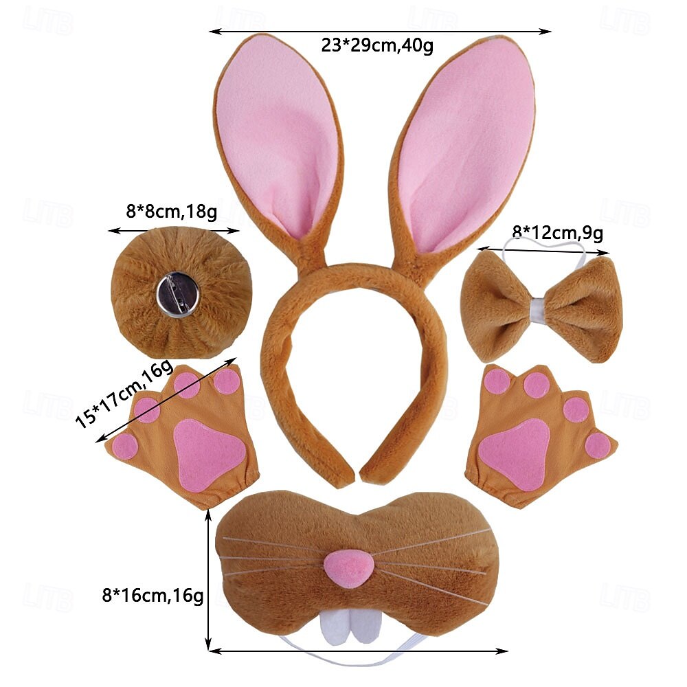More Accessories Animal Rabbit Easter Bunny Funny Kid's Girls' Halloween Carnival Carnival Party Dress Up 2026 - $20.99 –P2