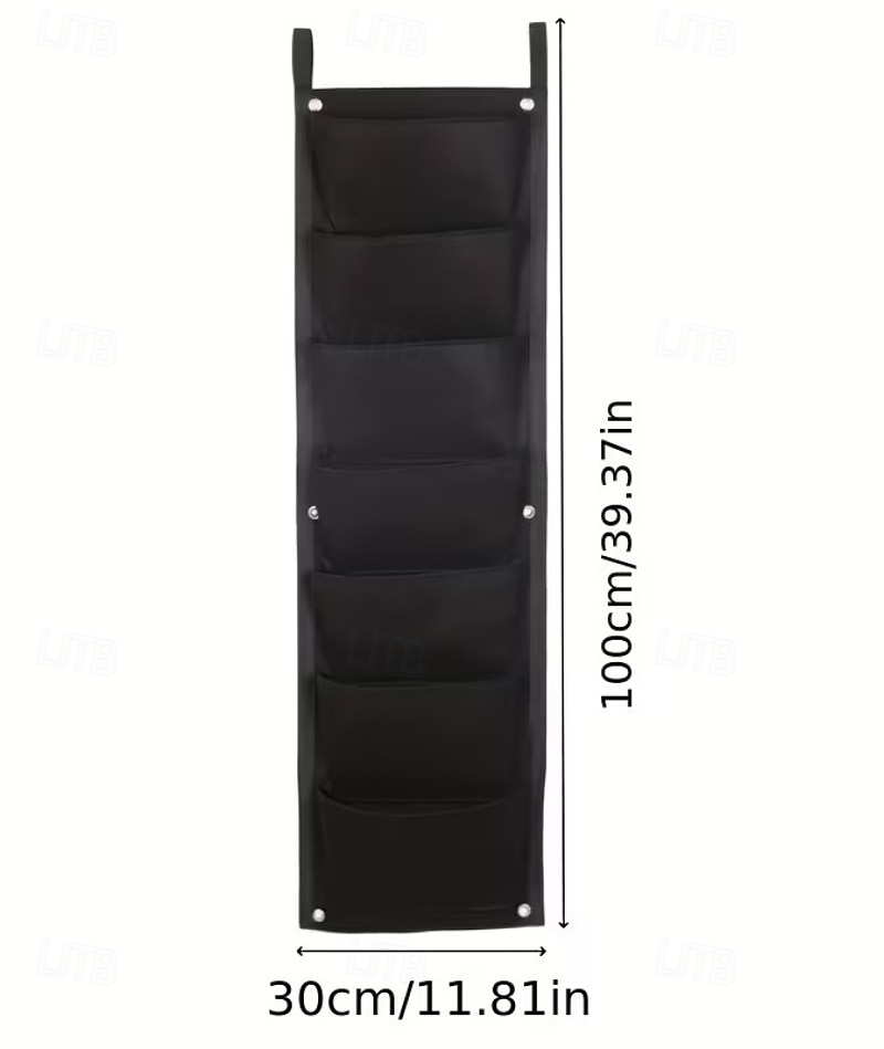Ensemble de 2 sacs de culture suspendus verticaux à 7 poches, pour plantes, à fixer au mur à l'intérieur ou à l'extérieur. Style classique et léger, idéal pour un balcon, un jardin ou une décoration de 2026 ? $22.99 –P13