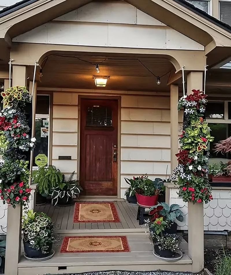 Ensemble de 2 sacs de culture suspendus verticaux à 7 poches, pour plantes, à fixer au mur à l'intérieur ou à l'extérieur. Style classique et léger, idéal pour un balcon, un jardin ou une décoration de 2026 ? $22.99 –P5