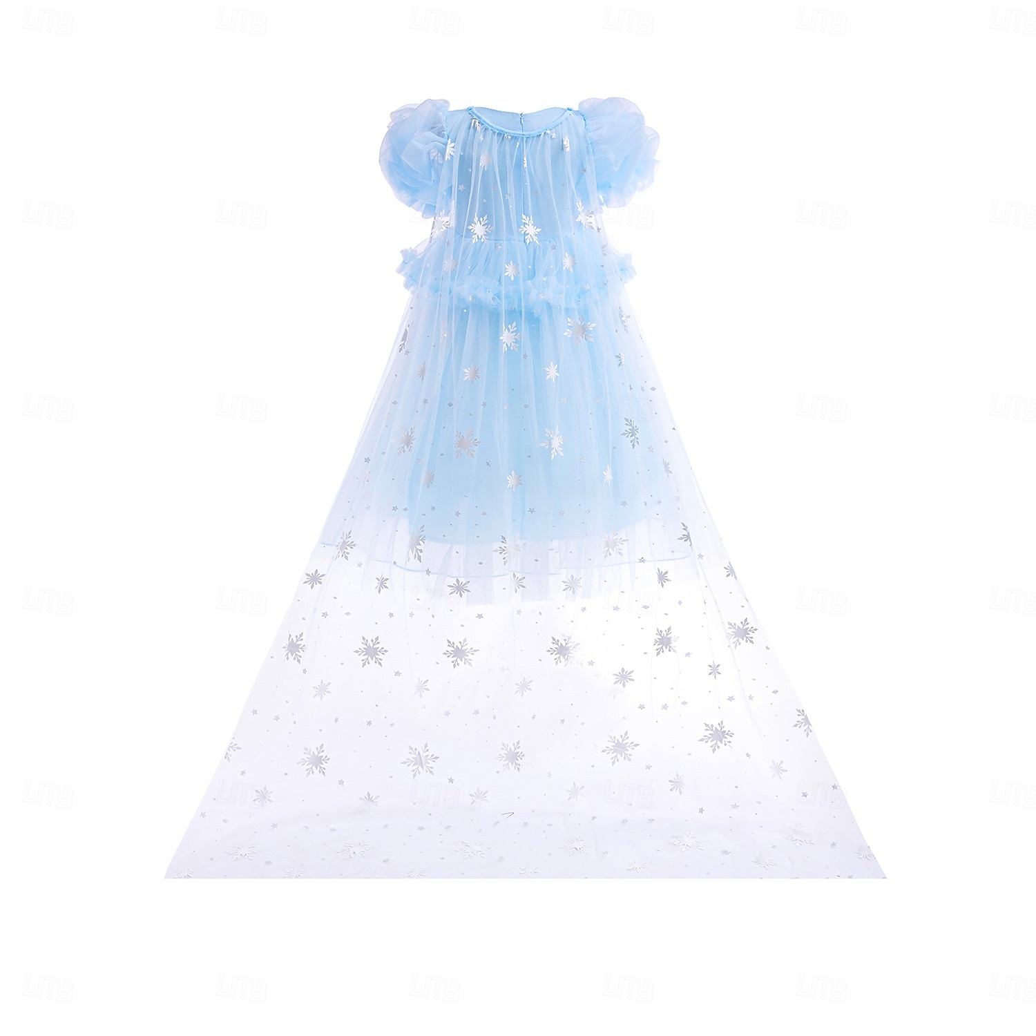Book Week 2026 Princess Fairytale Moana Dress Kid's Carnival Children's Day New Year Festival Holiday Girls' Dress Solid Color Short Sleeve Casual Party Fashion Cute Polyester Summer 4 years+ Blue 2026 - $59.99 –P3
