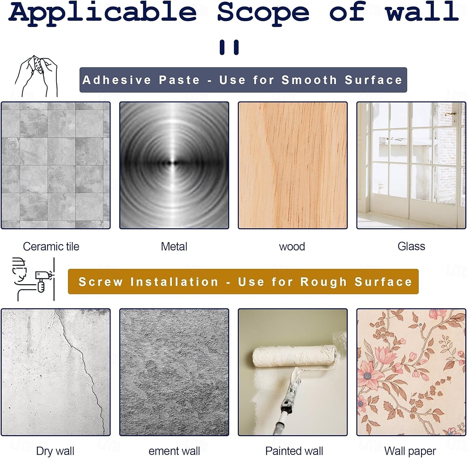 14 ks držáky na záclonové tyče bez vrtání, samolepicí háčky na záclonové tyče bez hřebíků, nastavitelné háčky na záclonové tyče, věšáky na záclony do koupelny, kuchyně, domů, koupelny a hotelu 2026 - $13.99 –P6