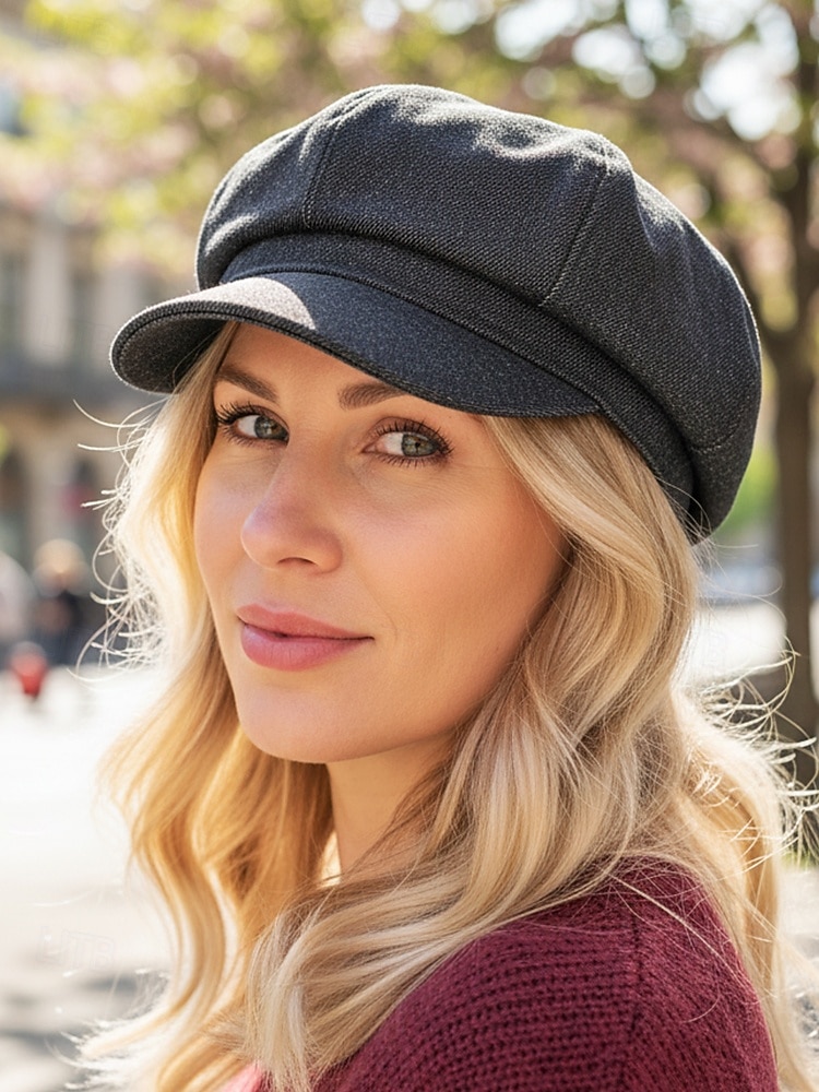 berretto da donna in tessuto denim – vari colori, stile casual, perfetto per l'uso quotidiano e per i viaggi del 2026 a $11.99 –P5