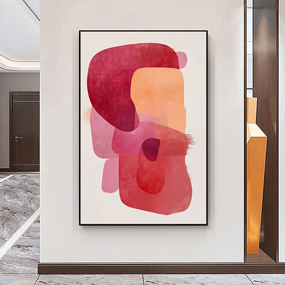 Minimalist Bold Color Field Painting Abstract Red and Pink Poster Modern Contemporary Painting Statement Decor Vibrant Dopamine Decor 2026 - $100.99 –P3
