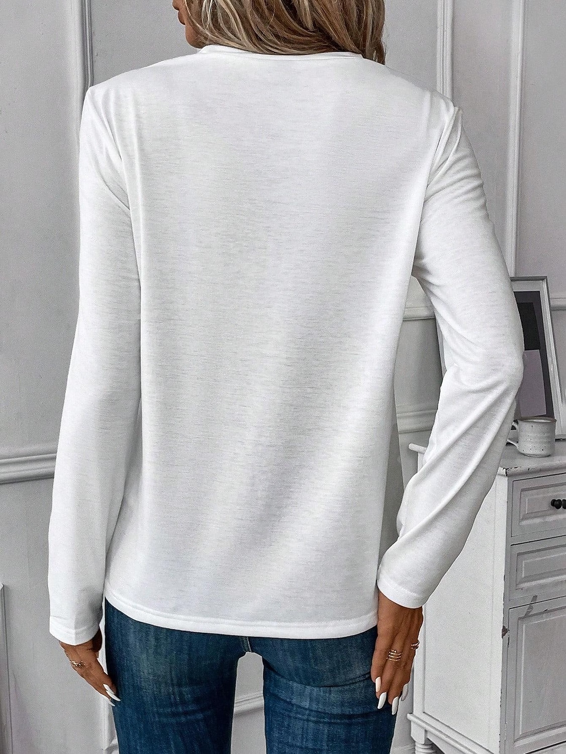 T-shirt da donna per il giorno di San Patrizio Graphic Shamrock Lettera Stilosa Classica Casual a maniche lunghe Collo tondo Tops normali Stampa Daily Blu Nero Bianca Rosa Beige Primavera Autunno del 2026 a $24.99 –P2