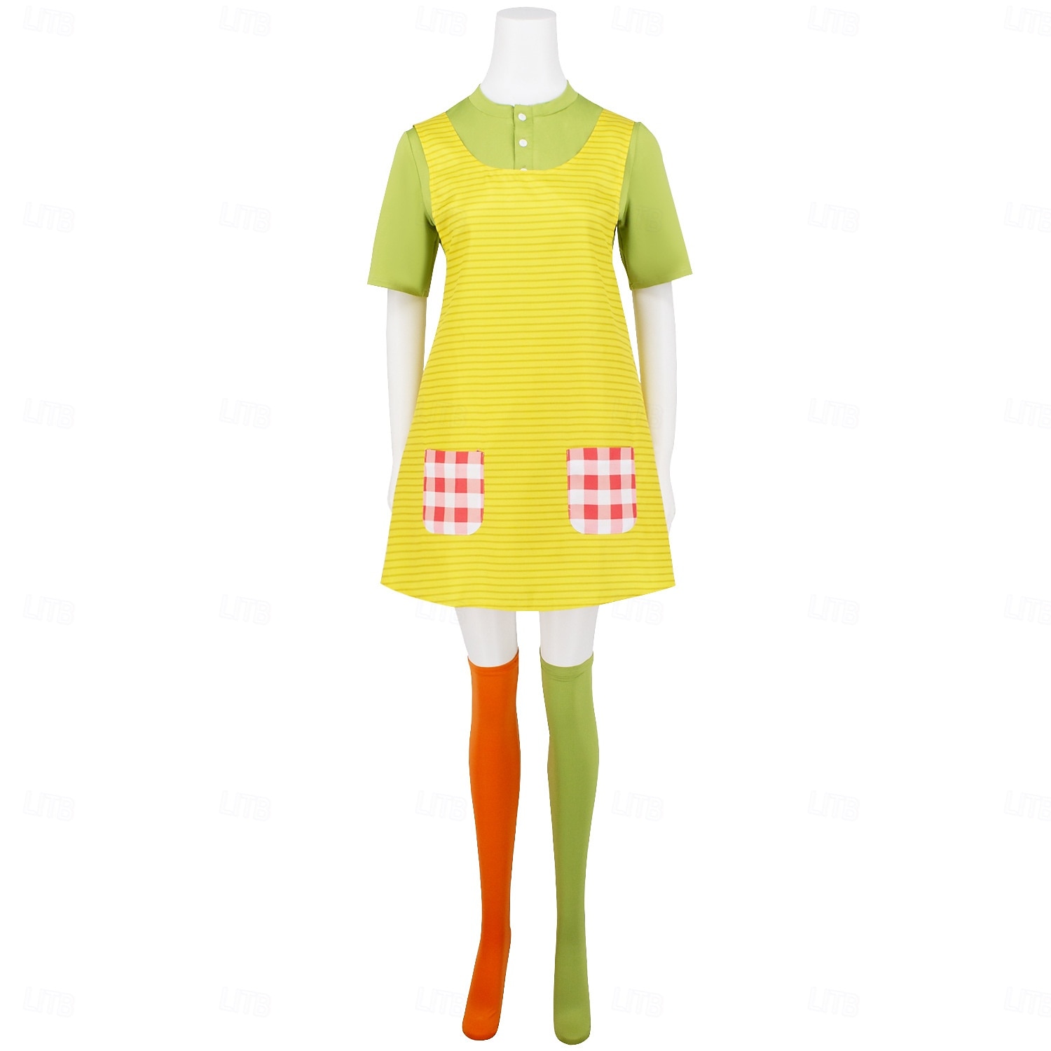 Karneval 2026 Kleid Ausgefallene Kostüme Lustiges rothaariges Mädchen Cosplay Erwachsene Damen Halloween Karneval Party Verkleiden 2026 - $49.99 –P2