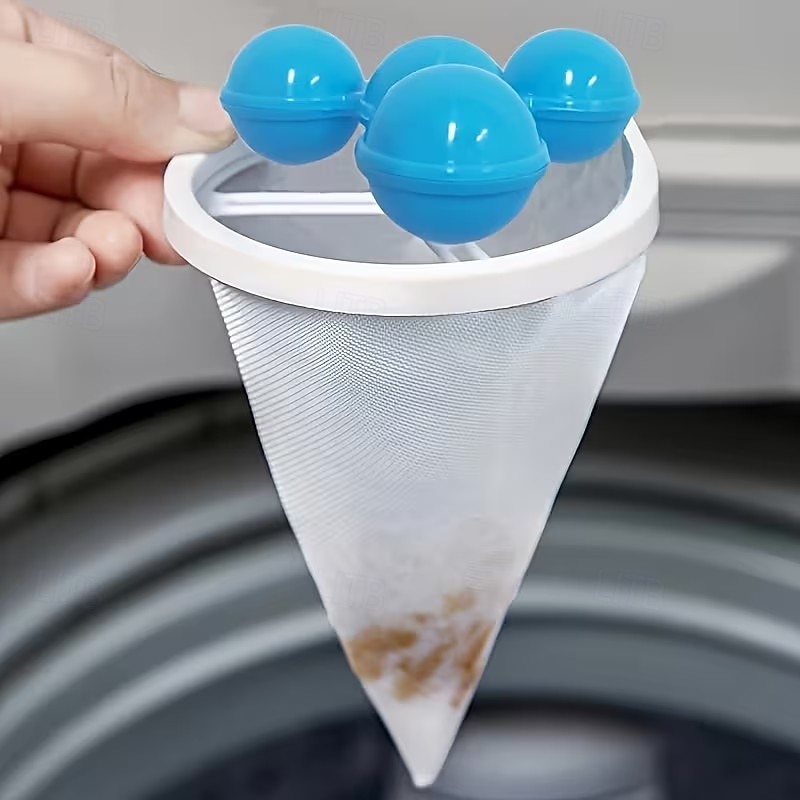 Lot de 3 filtres à peluches pour lave-linge, maille conique améliorée avec filtration 2 fois supérieure, collecteur de peluches réutilisable pour poils d'animaux &peluches, compatible avec l'avant de 2026 ? $12.99 –P4