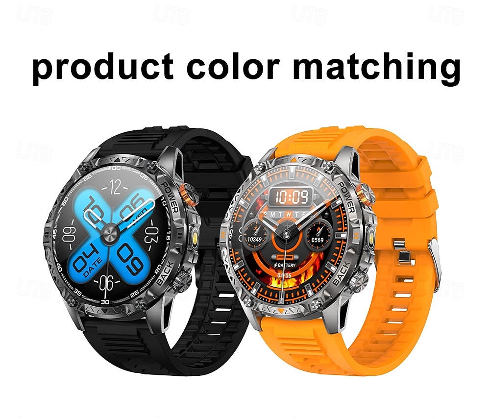 iMosi YK16 Montre intelligente 1.7 pouce Montre connectée avec appels Bluetooth Podomètre Rappel d'appel Moniteur d'Activité Compatible avec Android iOS Unisexe Longue Veille Appels Mains Libres de 2026 ? $65.99 –P14