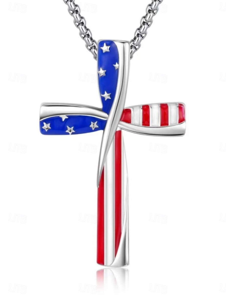 1PC Necklace For Women's Daily Street Gift Alloy Fancy Cross 2026 - BHD 4.14 –P5