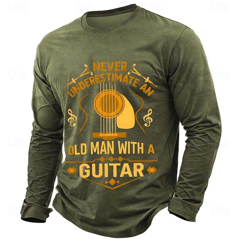 Ανδρικά Αστεία αργκό Μπλουζάκι Μακρυμάνικο Κοντομάνικη μπλούζα 3D εκτύπωση Στρογγυλή Ψηλή Λαιμόκοψη Πουκάμισο Μοντέρνα Καθημερινά Βασικό Causal Καθημερινά Δρόμος Θαλασσί Μαύρο Πράσινο του τριφυλλιού 2026 - $23.99 –P2