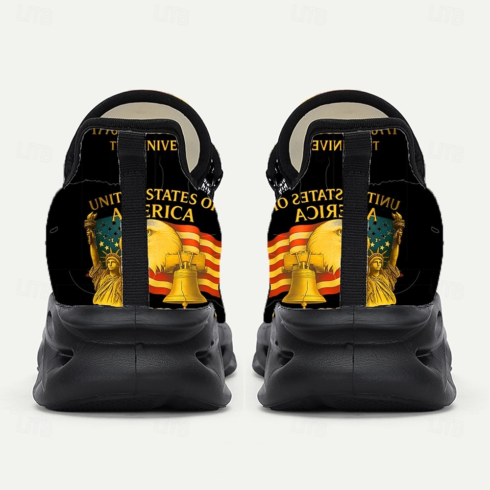 נעלי ספורט פטריוטיות לגברים, עיצוב נועז של "250 שנה לאמריקה", נוחות ואופנתיות, מושלמות לחגיגות יום העצמאות 2026 - $42.99 –P6