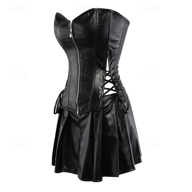 Medieval Renaissance Steampunk Dress Corset Pirate Fancy Dress Women's Pirate Fantasy Halloween Carnival Performance LARP Ren Faire Adults' Dress 2026 - $27.99 –P5
