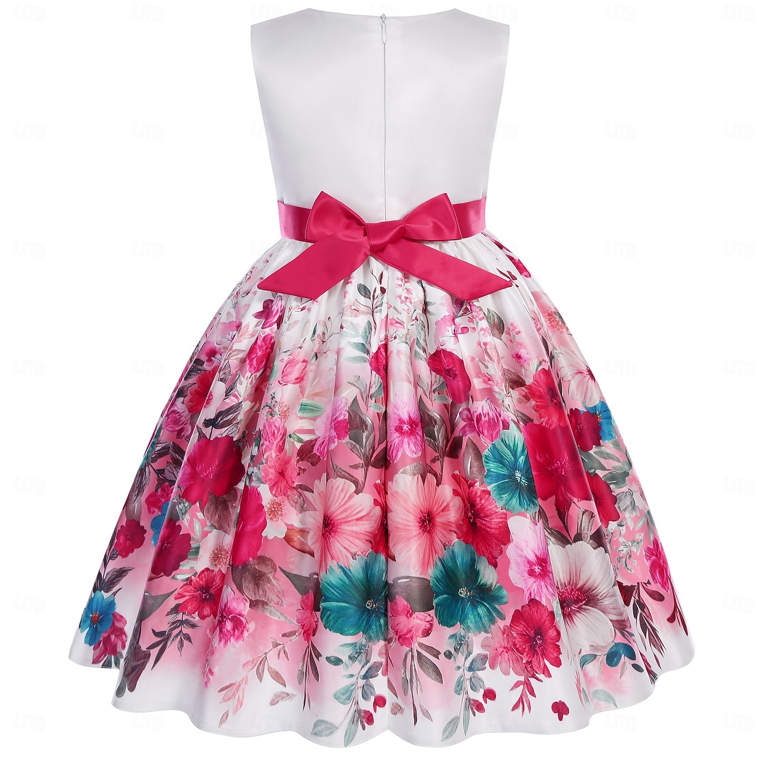 Barn Flickor Festklänning Grafisk Ärmlös Kortärmad Speciellt Tillfälle Prinsessa Polyester Festklänning Sommar Vår Barn Gul Purpur Rosenröd 2026 - $38.99 –P9