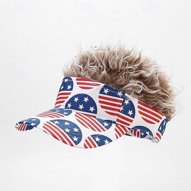 Casquette à visière Drapeau Américain Étoiles et rayures Rétro Vintage Drôle Patriotique 1776-2026 pour Unisexe Adulte Impression 3D  pour Jour de l'Indépendance / 4 Juillet 4 Juillet Extérieur de 2026 ? $20.99 –P16