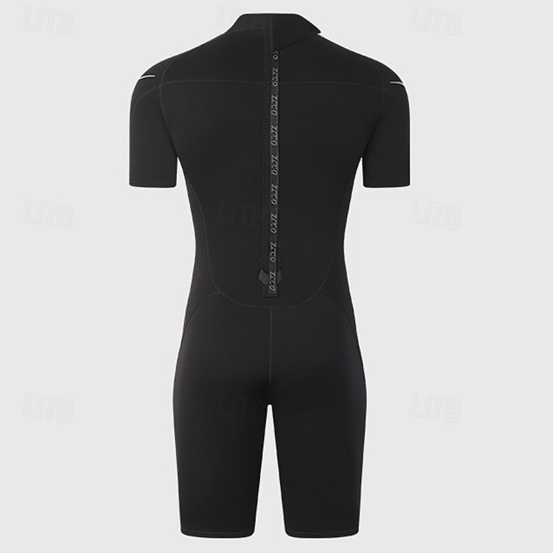 Per uomo Muta in neoprene da 3 mm Tuta termica integrale Astratto Termico Addensato Protezione UV Manica Corta Costume da Bagno Costume da bagno Surf Immersione Snorkeling Estate del 2026 a $79.99 –P7