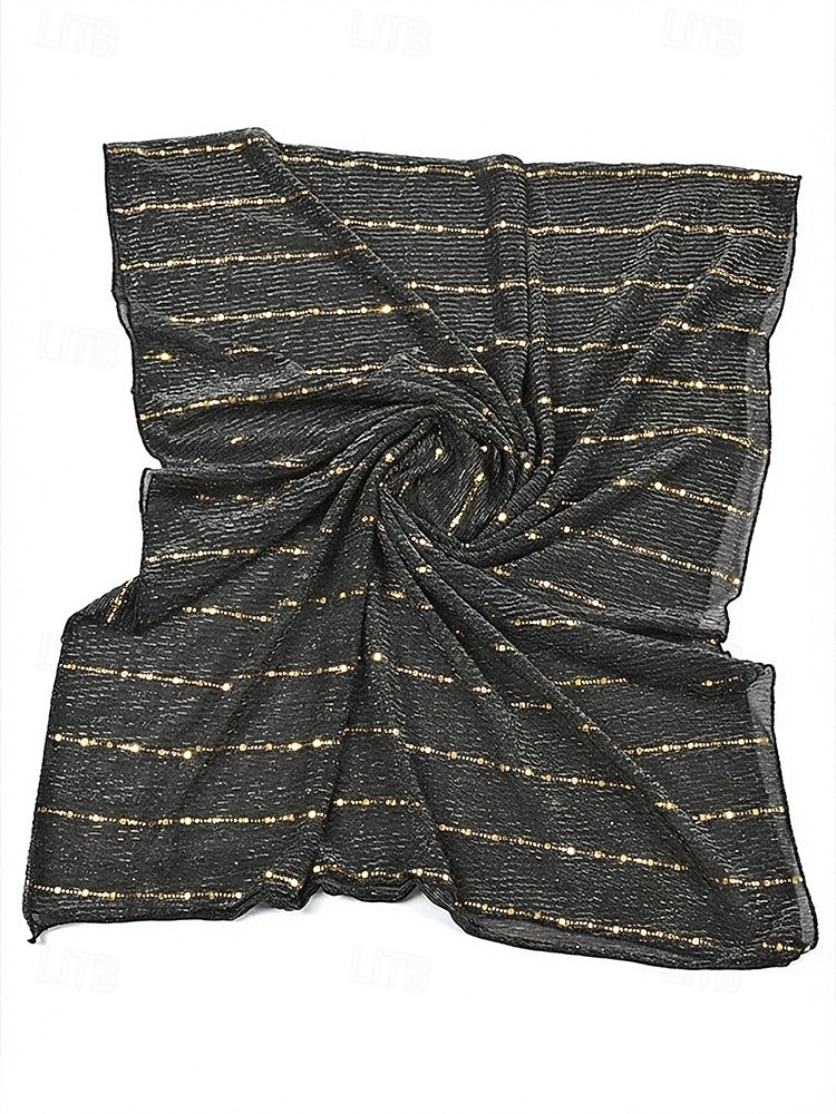 scialle da damigella d'onore da donna, può essere usato come sciarpa, disponibile in più colori, materiale in poliestere, design elegante per matrimoni e feste del 2026 a $11.99 –P7