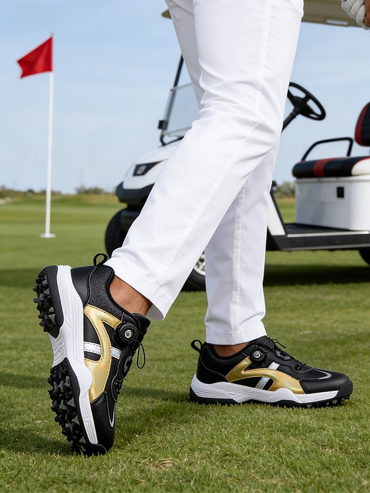 scarpe da golf da uomo blu e bianche, leggere, comode, dal design elegante, perfette per il golf e le feste all'aperto del 2026 a $69.99 –P1