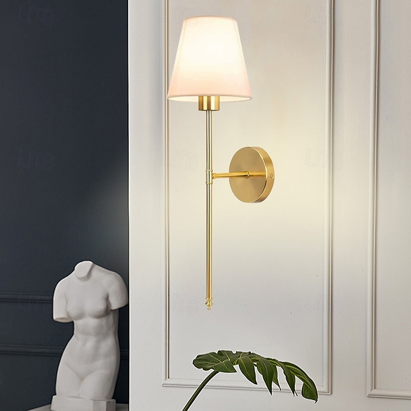 Vevnitř Moderní Nordický styl Vnitřní nástěnná svítidla Obývací pokoj Ložnice Kov Látka nástěnné svítidlo 110-240 V 2026 - $49.99 –P1