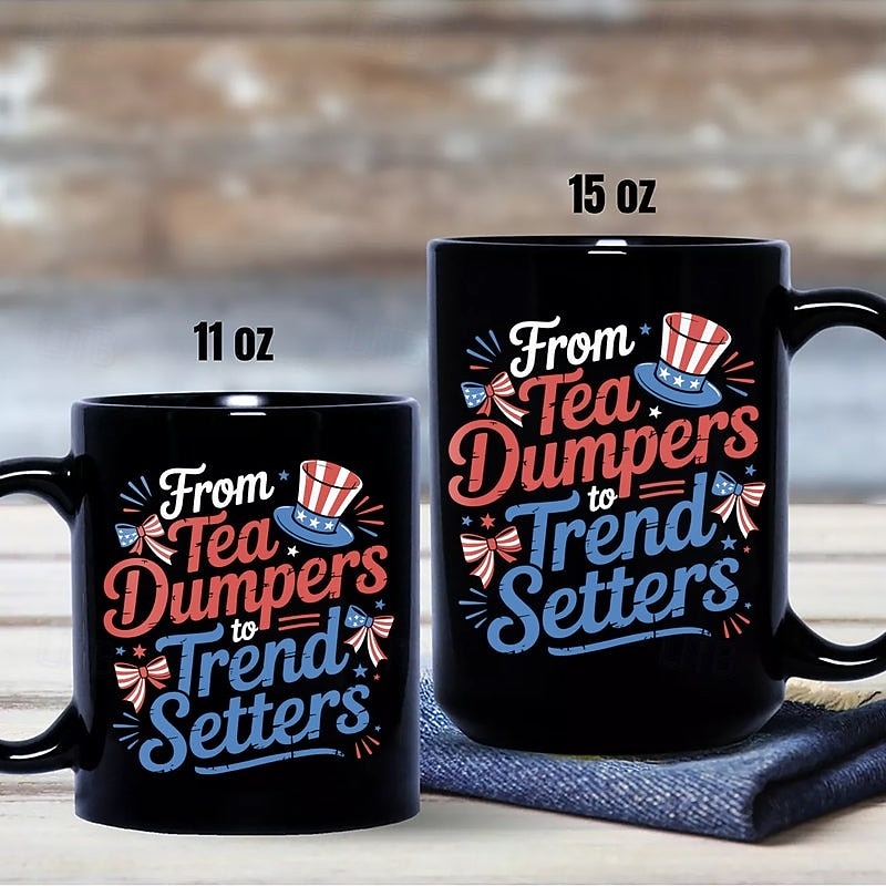 Kubek z okazji 250. rocznicy Stanów Zjednoczonych, prezent patriotyczny, ceramiczny kubek do kawy z okazji półpięćsetnej rocznicy, 1776–2026, Ameryka 250, prezent na Dzień Niepodległości dla mężczyzn 2026 - $16.99 –P4