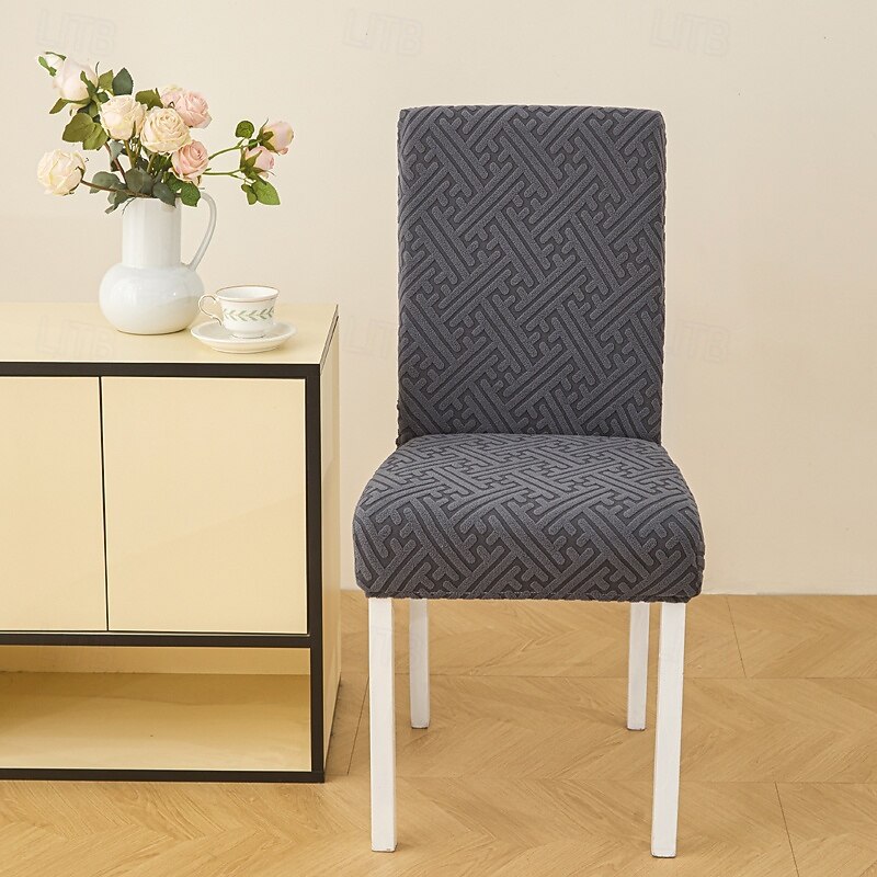 Matstolsöverdrag för hemmet polarfleece tyg stretchöverdrag sitsskydd stolsöverdrag mjukt halkfritt matstolsfodral 2026 - $17.99 –P1