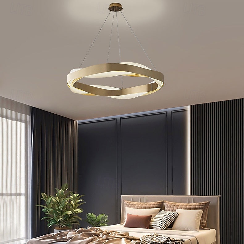 Nordic Modern Ring LED 3 Color 65/80cm Chandelier for Living Room Bedroom Dining Table Pendant Lamp Home Decor Lighting,Ceiling Pendant Light 2026 - $649.99 –P4