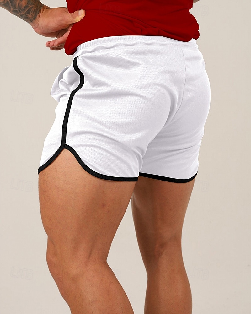 Homens Shorts de Corrida Calções atléticos Shorts de Academia Com Cordão Bolsos Cintura elástica Calção Casual Ao ar livre Férias Verão Secagem Rápida Leve Macio Treino de Ginástica Treinamento Ativo de 2026 por $17.99 –P4
