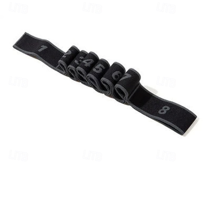 2 stk. treningsmotstandsbånd for tøying og yoga, tallstretchmotstandsbånd med tydelige markeringer, 8-seksjoners elastiske treningsbånd for tøying og forming av hele kroppen 2026 - $16.99 –P12