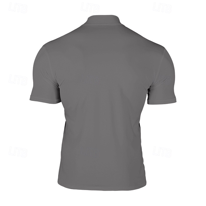 رجالي لون سادة تيشيرت للجري قميص ضاغط الصيف الربيع الخريف كم قصير سريع جاف ضغط رطوبة فتل تمرين نادي رياضي التدريب النشط ممارسه الرياضه أسود أبيض كوفي ملابس رياضية ألبسة رياضية 2026 - $22.99 –P8