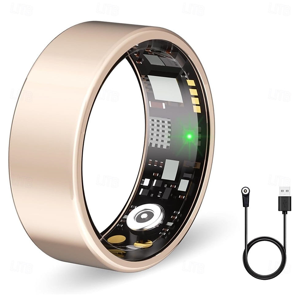 Smart Ring Smartklokke NO Smartringer Søvnmonitor Kompatibel med Android iOS Unisex Vanntett IP65 57 mm urkasse 2026 - $29.99 –P4