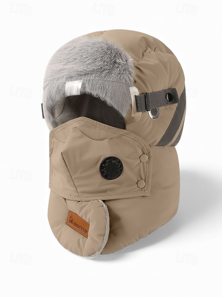 Pánská zimní outdoorová sada čepice a masky – více barev, polyesterový materiál, větruodolná a teplá, ideální pro lyžování, snowboarding a aktivity v chladném počasí 2026 - $14.99 –P4