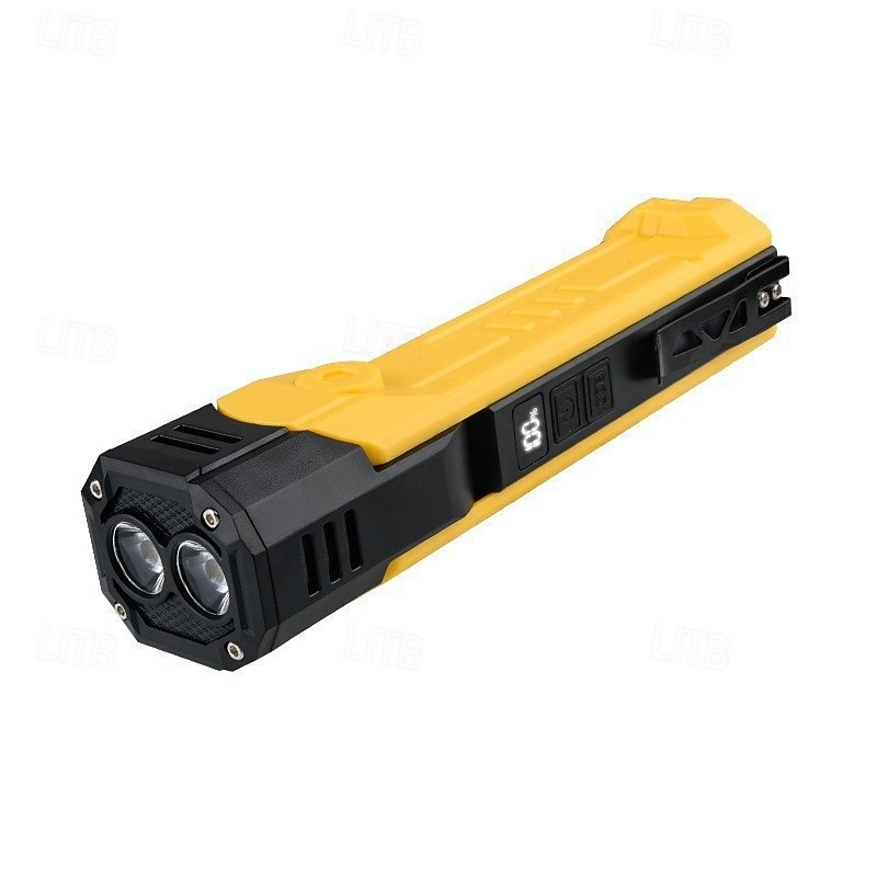 Flashlight with Dual Light Sources 180 Degree Rotating Digital Power Display USB-C Rechargeable for XTE for COB LED Outdoor Camping Hiking 2026 - $23.99 –P2