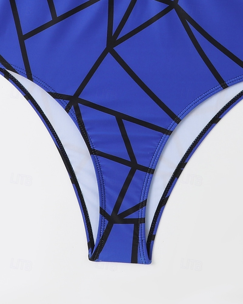 Γυναικεία Μεσαίου Πάχους Προστατευτικά Προστατευτικά Ονόματος One Pieces Rash Guards Μαγιό Γεωμετρικό Κουμπώσου Προστασία UV Ελαστικό Μακρυμάνικο Μαγιό Κορμάκι Σέρφινγκ Καταδύσεις Κολύμβηση Καλοκαίρι 2026 - $23.99 –P11