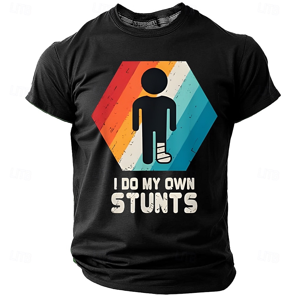 Ανδρικά Αστεία αργκό Μπλουζάκι Κοντομάνικο Κοντομάνικη μπλούζα 3D εκτύπωση Στρογγυλή Ψηλή Λαιμόκοψη Πουκάμισο Μοντέρνα Καθημερινά Καθημερινά Δρόμος Θαλασσί Μαύρο Πράσινο του τριφυλλιού 2026 - $21.99 –P1