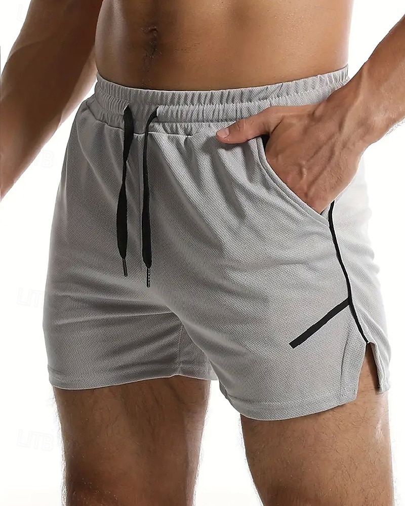 Herren Laufshorts Sportshorts Fitnessshorts Kordelzug Tasche Elastischer Bund Unterteile Lässig Outdoor Urlaub Sommer Schnelltrocknend Leicht Weich Fitnesstraining Aktives Training Übung Normale 2026 - $16.49 –P2