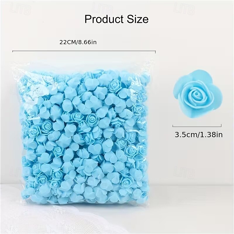500 Artificial Rose Heads Valentine's Day Decorative Rose Bear Accessories Wedding Decorations 2026 - $19.99 –P6