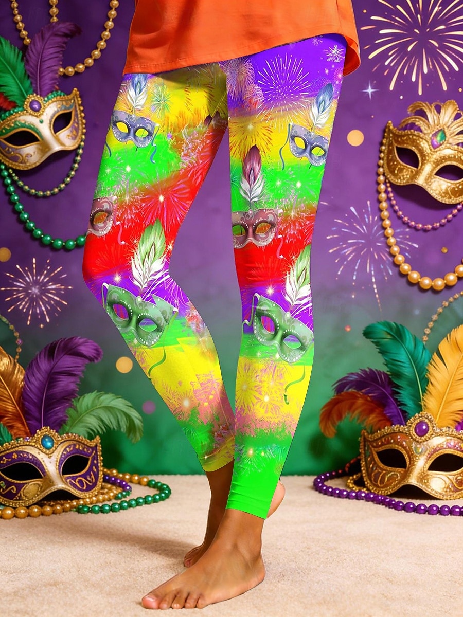 Per donna Leggings Attivo Vacanza Moda Lunghezza intera Vita AltaPantsCarnevale Grafico Geometrico Stampato Taglio alto Comodità All'aperto Confortevole Elasticizzato Vacanza Formale Streetwear del 2026 a $21.99 –P2