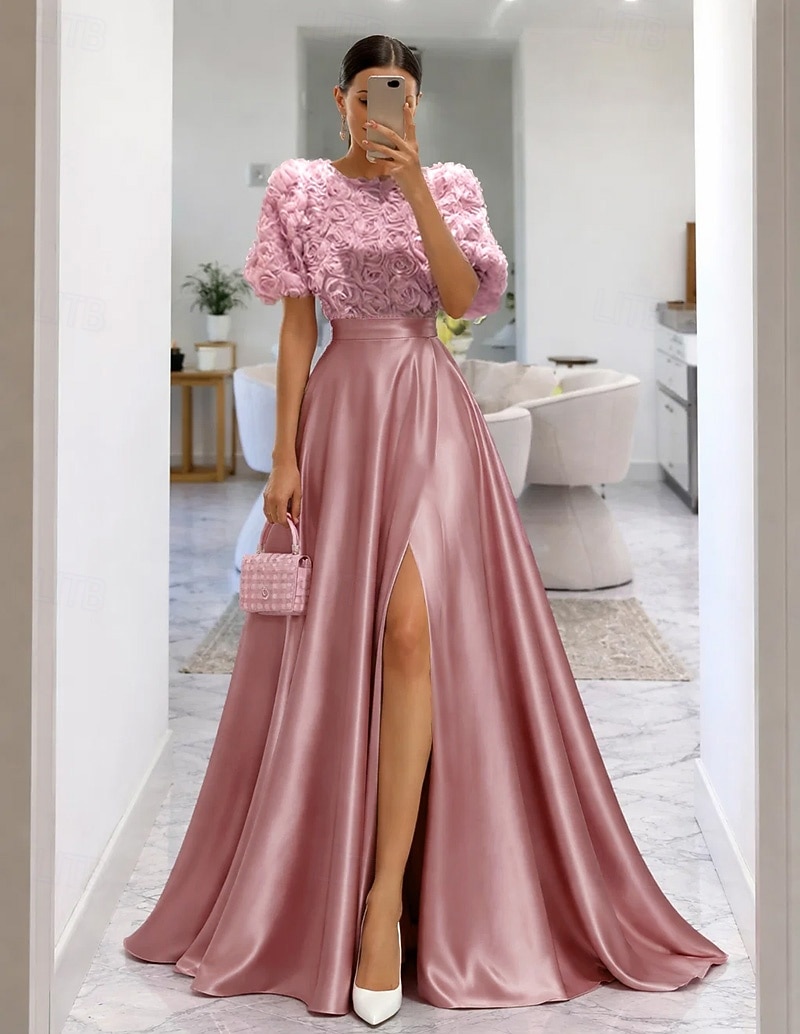 semi formal a line dresses asdoklhq for Women Wedding Bride Maxi Hem Summer Asymmetrical Neck Splicing Mid Waist Dress Khaki 2X corset back. Shoulder-Tie Little White Party Dress