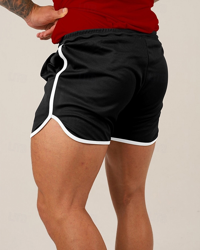 Homens Shorts de Corrida Calções atléticos Shorts de Academia Com Cordão Bolsos Cintura elástica Calção Casual Ao ar livre Férias Verão Secagem Rápida Leve Macio Treino de Ginástica Treinamento Ativo de 2026 por $17.99 –P10