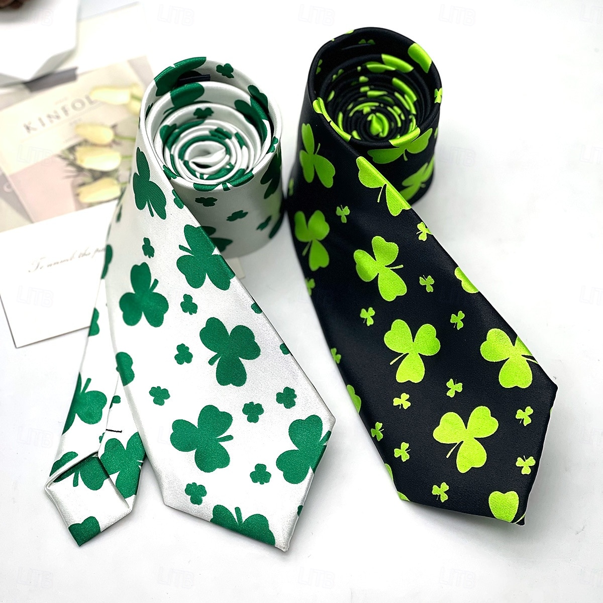 Men Ties Casual St. Patrick's Day Printing Graphic Shamrock Party Saint Patrick Day 2026 - $9.49 –P1