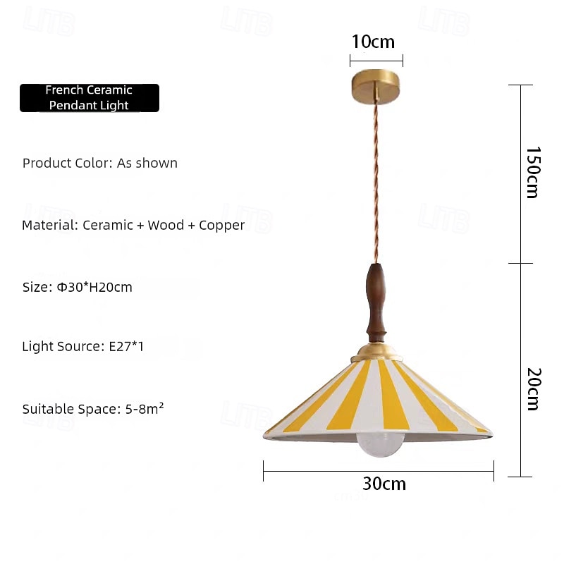 30 cm تصميم الجزيرة أضواء معلقة خزفي ستايل حديث مطلي طلاء ملون عتيق 110-240 فولت 2026 - $279.99 –P9